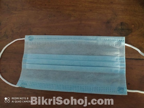 Surgical Disposable Three-layer Non-woven Mask with Nose bar